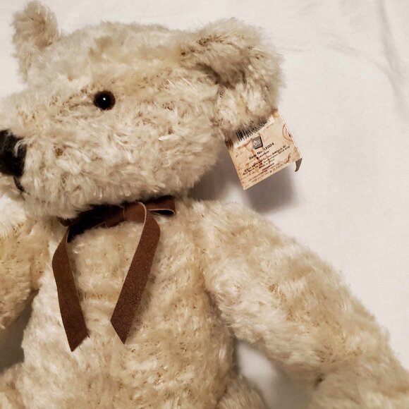 #LE004 Russ Berrie 20" Bears From the Past Brentton 1999 Limited Edition Plush - Picture 4 of 10